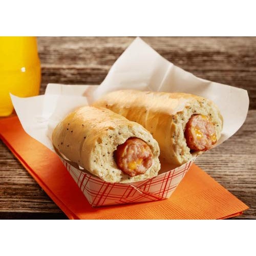 Hillshire Farm Cheddarwurst Smoked Sausage Wrapped in a Bagel, 4...
