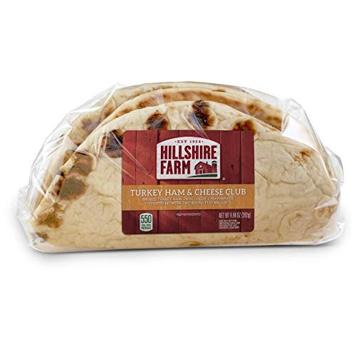 Hillshire Farm, Turkey Ham &Amp; Cheese Club Flatbread Sandwich, 9.8