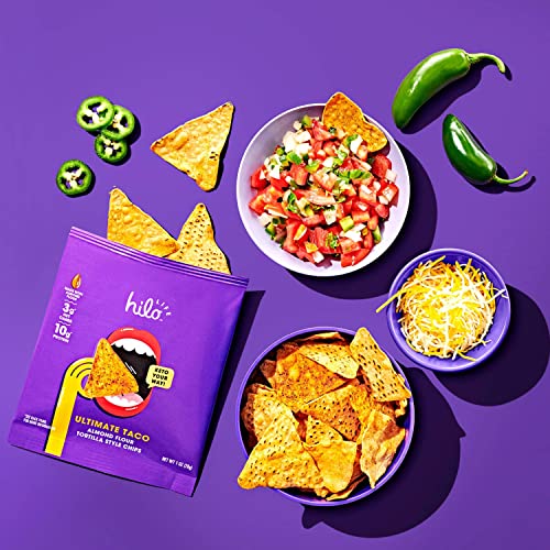 Hilo Life, Low Carb Keto Friendly Tortilla Chip Snack Bags Nacho...