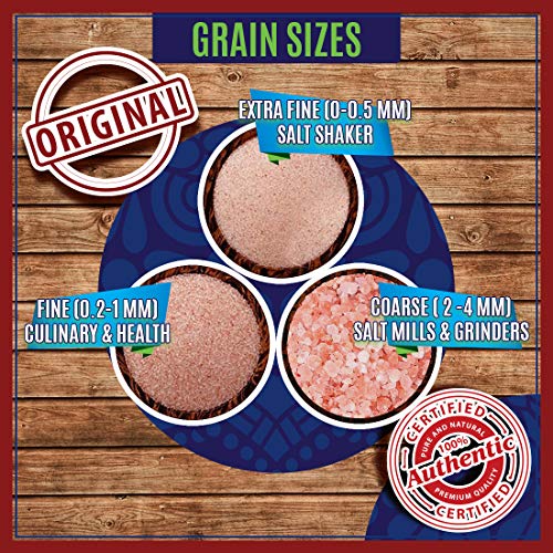 Gourmet Himalayan Salt, 2.2 Lbs, Coarse Grain, For Grinders &Amp; Mi