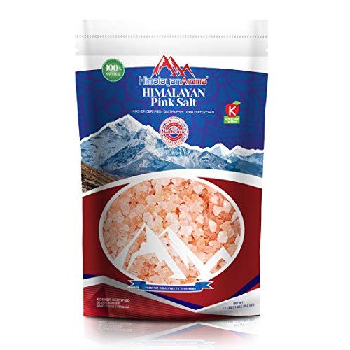 Gourmet Himalayan Salt, 2.2 Lbs, Coarse Grain, For Grinders &Amp; Mi