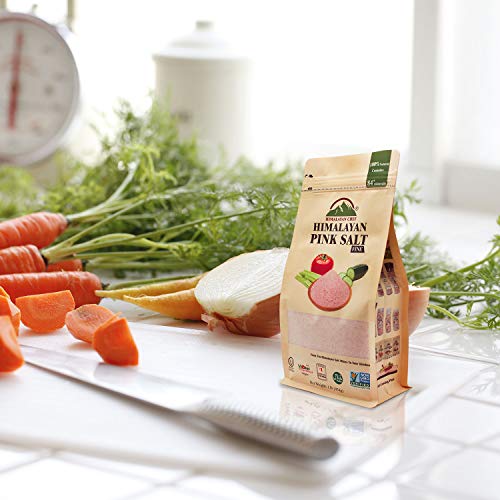 Himalayan Chef 100% Natural Pink Salt-Stand Up Bag W/Window, 5 P