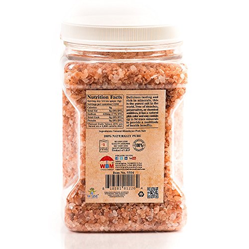 Himalayan Chef 100% Natural Pink Salt-Stand Up Bag W/Window, 5 P
