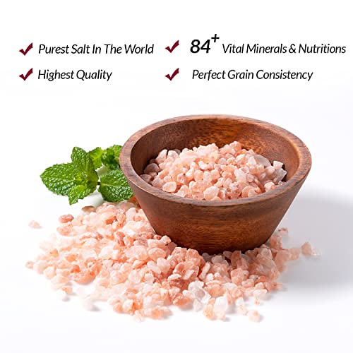 Himalayan Chef Himalayan Pink Salt Coarse Grain – 20 Lbs. Bulk S...