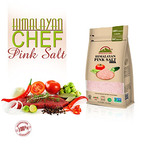 Himalayan Chef Himalayan Pink Salt Fine, 16 Ounce