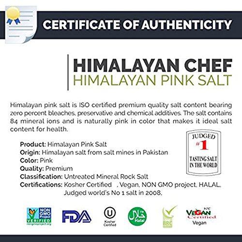 Himalayan Chef Himalayan Pink Salt Fine, 16 Ounce