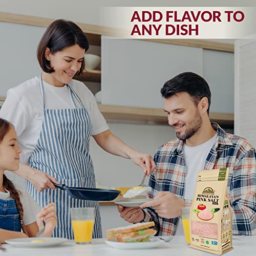 Himalayan Chef Himalayan Pink Salt, Fine Grain Bulk Size - 20 lb...