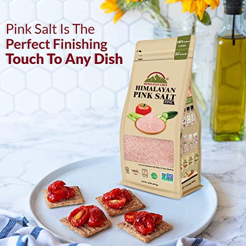 Himalayan Chef Himalayan Pink Salt, Fine Grain Bulk Size - 20 lb...