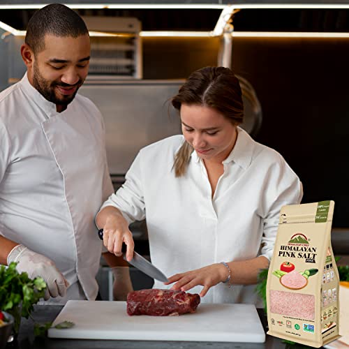 Himalayan Chef Himalayan Pink Salt, Fine Grain Bulk Size - 20 lb...