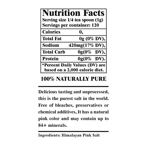 Himalayan Chef Himalayan Pink Salt Grinder-4.2 oz, 5303C