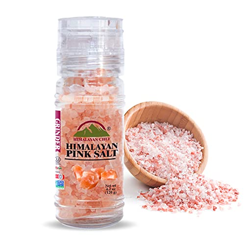 Himalayan Chef Himalayan Pink Salt Grinder-4.2 oz, 5303C