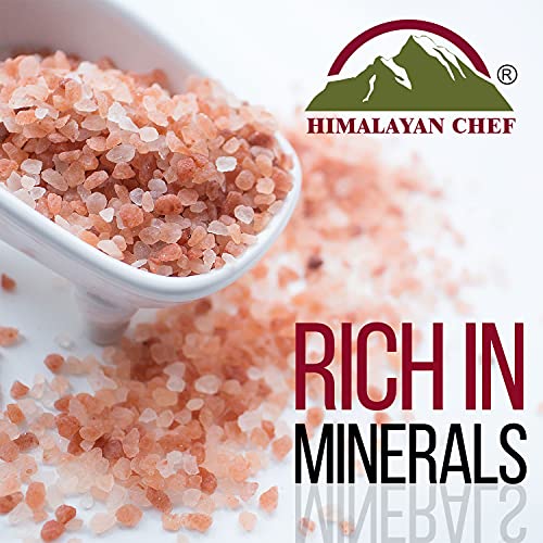 Himalayan Chef Pink Himalayan Salt, Coarse Grain - 4 lbs 2X2 Po...