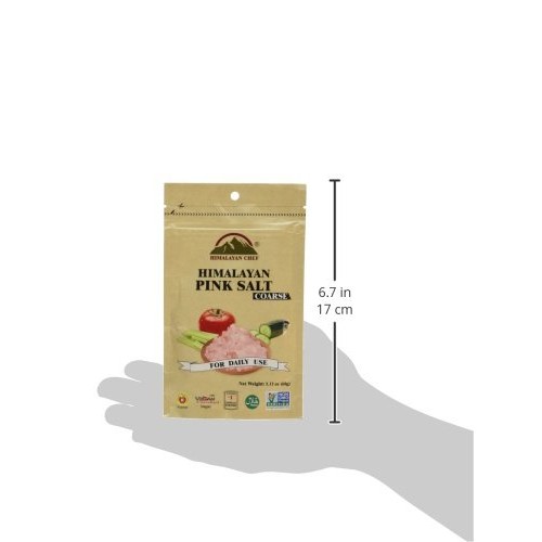 Himalayan Chef Pink Himalayan Salt, Coarse Grain - 4 lbs 2X2 Po...