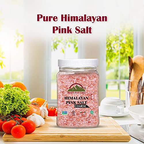 Himalayan Chef Pink Himalayan Salt Coarse Grain, Plastic Jar - 5