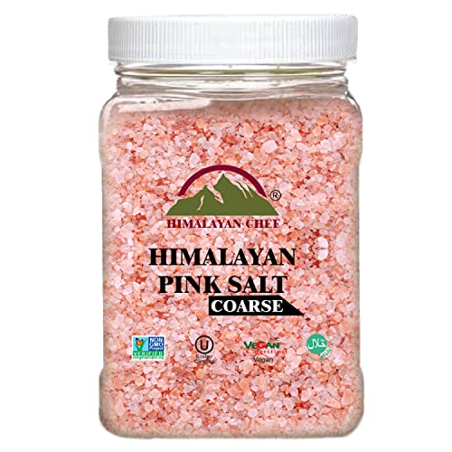 Himalayan Chef Pink Himalayan Salt Coarse Grain, Plastic Jar - 5
