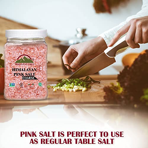 Himalayan Chef Pink Himalayan Salt, Coarse Grain, Refill Grinder...