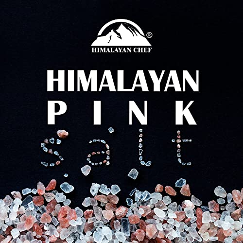 Himalayan Chef Pink Himalayan Salt, Coarse Grain, Refill Grinder...