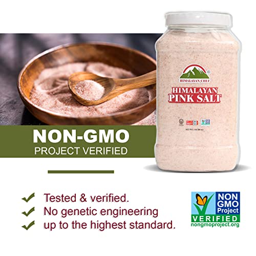 Himalayan Chef Pink Himalayan Salt, Fine Grain, Kosher Certified...