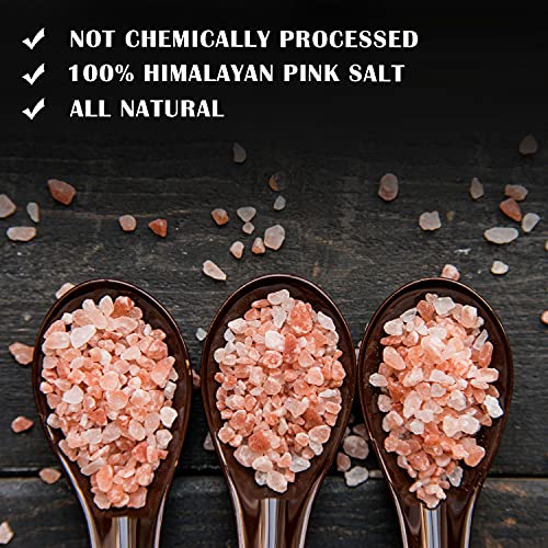 Himalayan Chef Pink Salt Coarse Refillable Grinder, 3.53 Ounce,...