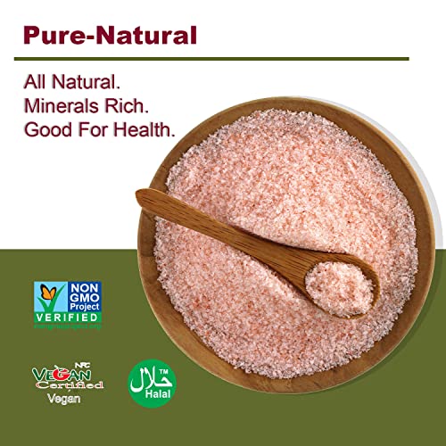 Himalayan Chef Pink Salt Fine Grain Plastic Jar - 80 Oz