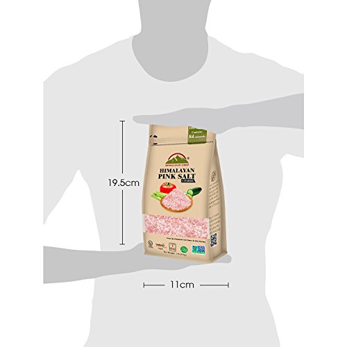 Himalayan Chef Pink Salt Fine Stand Up Bag W/Window,100% Pure Na