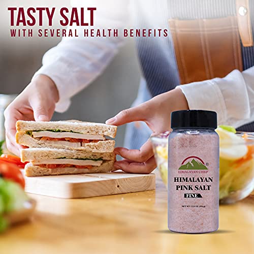 Himalayan Chef Pink Salt Shaker-12.50oz/Each, 9.37 Lbs