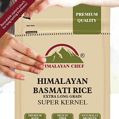 Himalayan Chef Premium Super Kernal Basmati Rice 10 Lbs. Aroma...