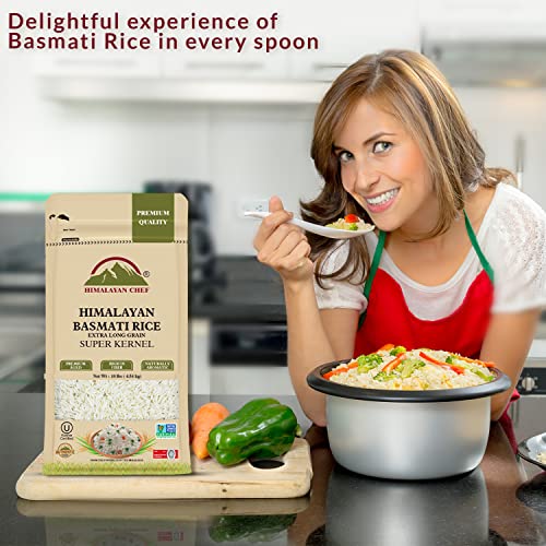 Himalayan Chef Premium Super Kernal Basmati Rice 10 Lbs. Aroma...