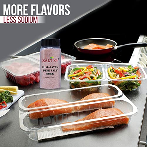 SALT 84 Himalayan Pink Salt, Fine Salt Plastic Shaker - 12.49 Ounce