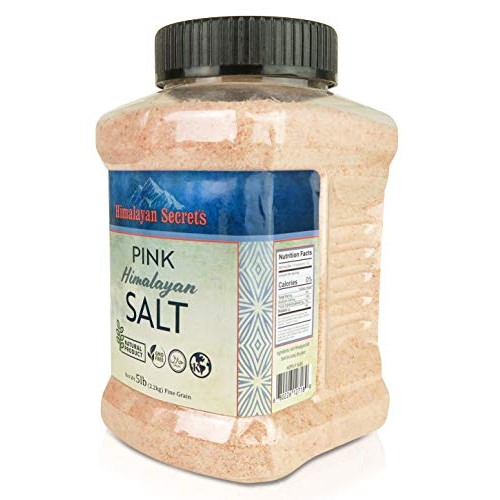 Himalayan Secrets Gourmet Pink Himalayan Salt Bulk Jars - 100% N