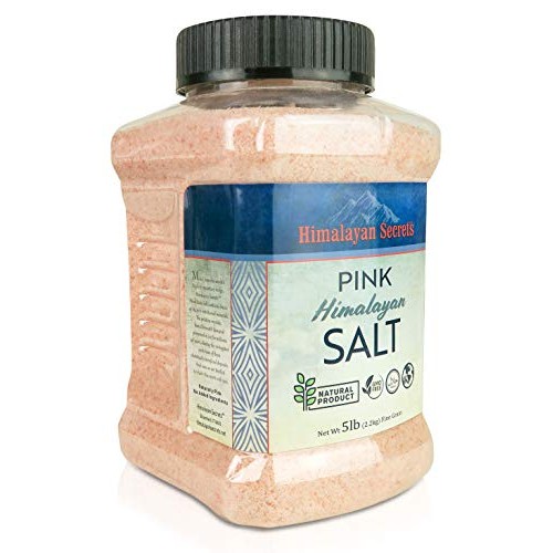 Himalayan Secrets Gourmet Pink Himalayan Salt Bulk Jars - 100% N