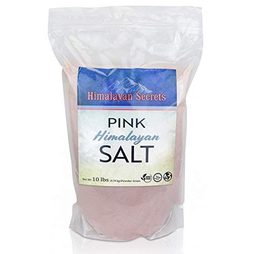 Himalayan Secrets Pink Rock Salt - 10Lb - Coarse, Fine, Powder G