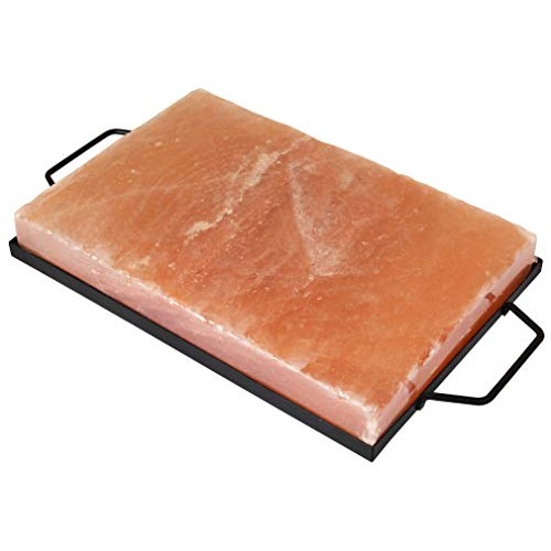 Himalite Himalayan Pink Salt Cooking Block And Tray Set 12 X 8