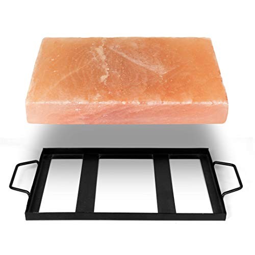 Himalite Himalayan Pink Salt Cooking Block And Tray Set 12 X 8