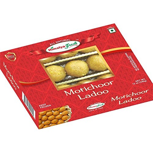 Himalya Fresh Motichoor Ladoo 12Oz - Premium Authentic Indian Fo