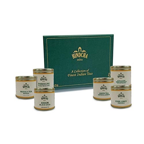 Hindcha, Assorted Tea Gift Set Of 6 Premium Loose Leaf Teas | As