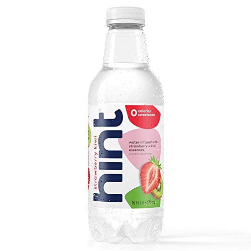 Hint Water Strawberry Kiwi Pack Of 12 16 Ounce Bottles Pure Wa