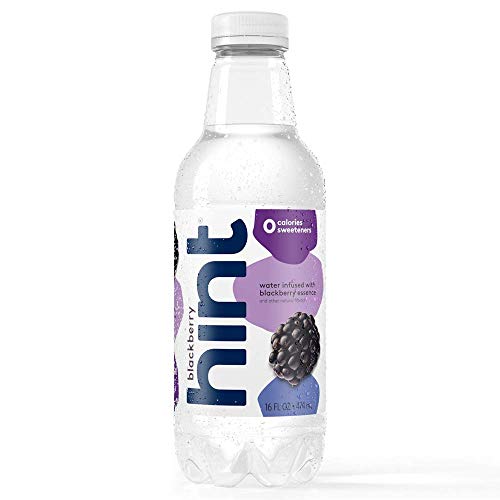 Hint Water Blackberry, Pack Of 12 16 Ounce Bottles, Pure Water