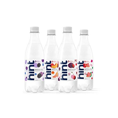 Hint Sparkling Water 4-Flavor Variety Pack Pack Of 12 16.9 Oz