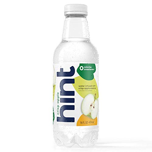 Hint Water Crisp Apple, Pack Of 12 16 Ounce Bottles, Pure Wate