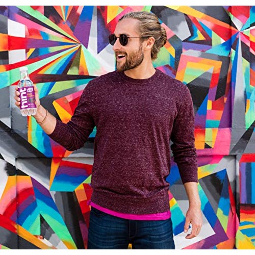 Hint Kick With Caffeine Water, Black Raspberry, Pack Of 12 16