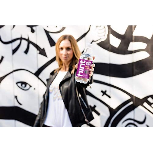Hint Kick With Caffeine Water, Black Raspberry, Pack Of 12 16