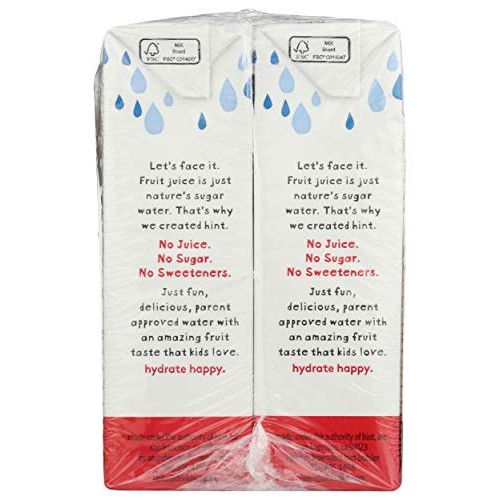 Hint Kids Water Cherry, Pack Of 8 6.75 Fl Oz, Pure Water Infus