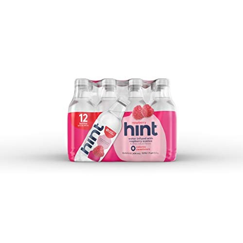 Hint Water Raspberry, Pack Of 12 16 Ounce Bottles, Pure Water