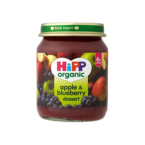 Hipp Organic Apple &Amp; Blueberry Dessert 4Mth+ 125G