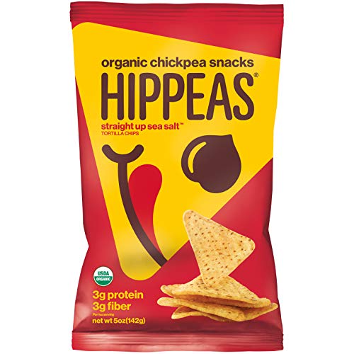 New Hippeas Organic Chickpea Tortilla Chips + Straight Up Sea Sa