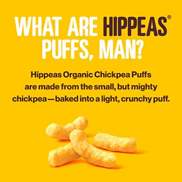 Hippeas Organic Chickpea Puffs Organic Chickpea Puffs + Vegan W