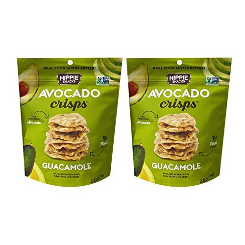 Hippie Snack New Non Gmo Vegetable Chip 2.5Oz, 2 Pack Avocado -