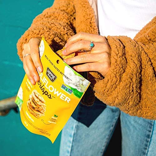 Hippie Snacks Cauliflower Crisps Variety Pack, Plant-Based, High
