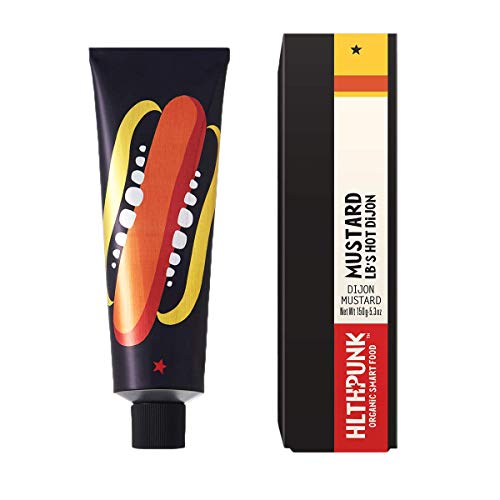 Hlthpunk Organic Hot Dijon Mustard | Premium Natural Usda Certif